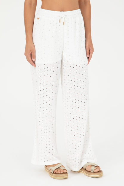 White Loose Fit Cut Out Trousers_G082SZ0780 1828593_VR019_02