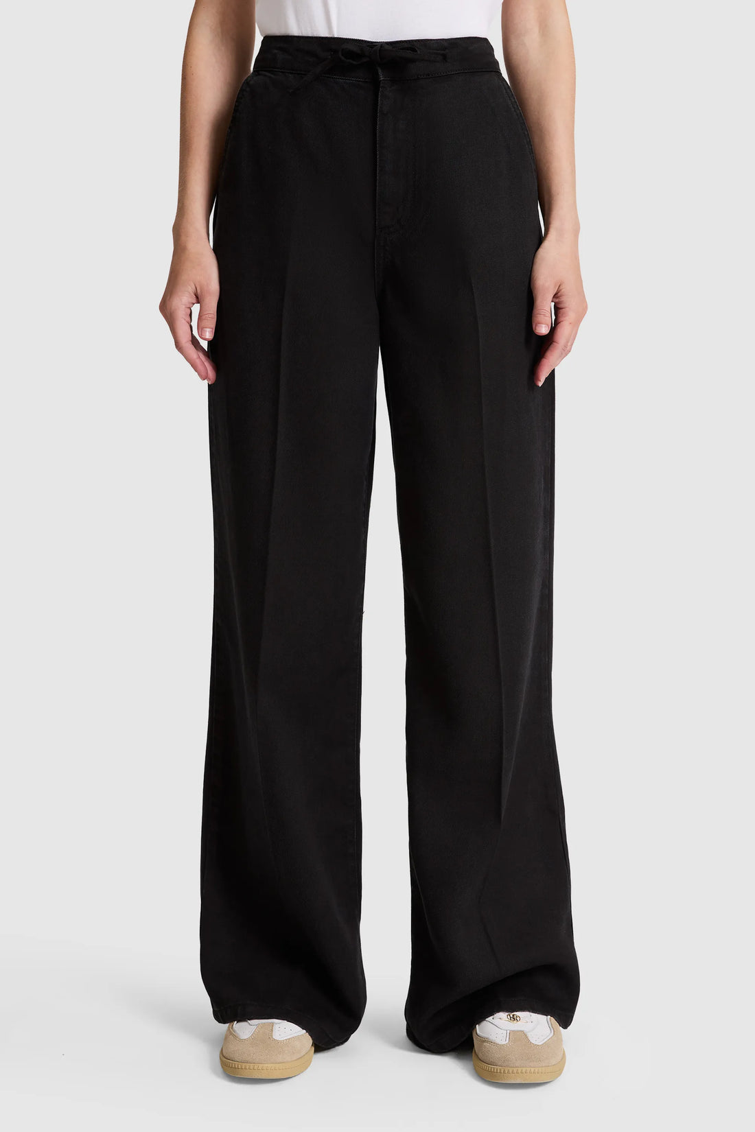 U.S. Polo Assn. Black Women Black Wide Leg Jeans SKU: G082SZ0800 PU-10567_DN0027 Image 02