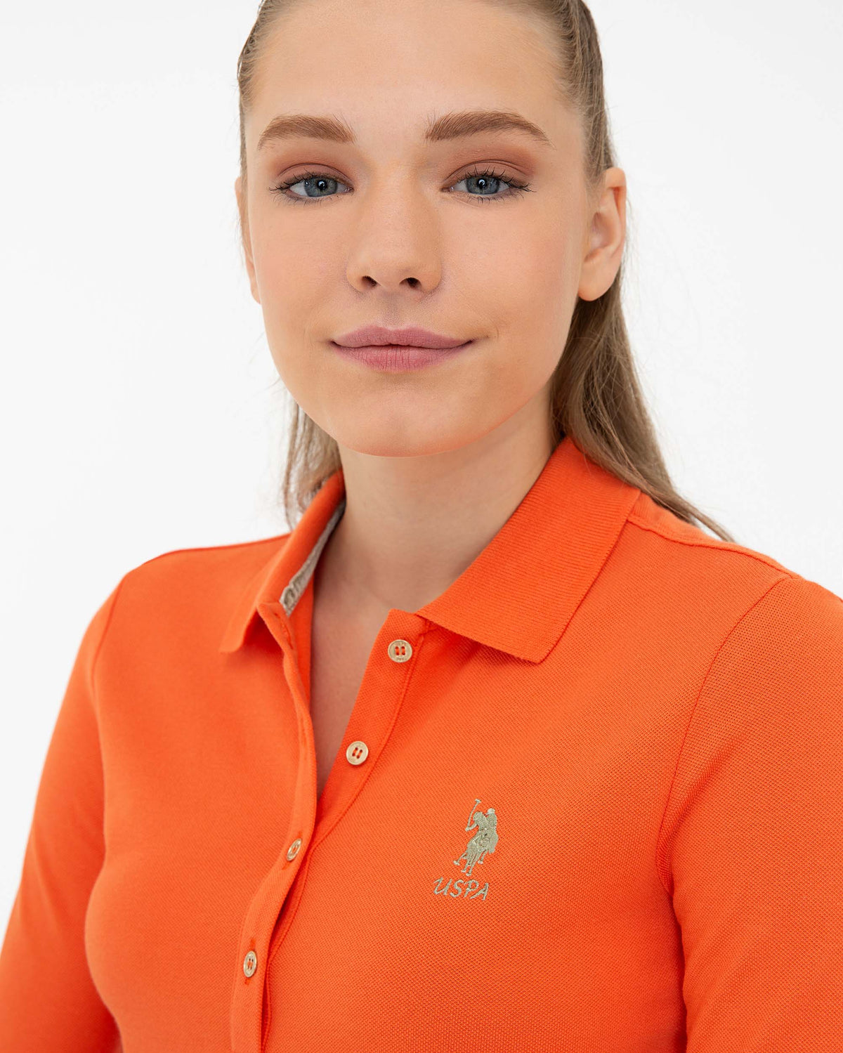 Orange Sweat Shirt U.S. Polo Assn.
