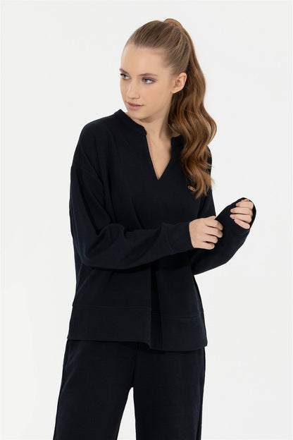 Dark Blue Sweat Shirt