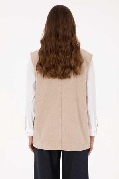 U.S. Polo Assn._Camel Melange_Camel Melange Sweatshirt_G082SZ0820 2335690_VR122_05