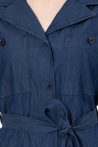 Dark Blue Denim Dress U.S. Polo Assn.