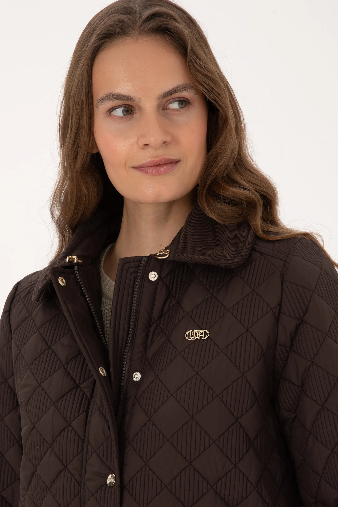 U.S. Polo Assn._Dark Brown_Dark Brown Quilted Jacket_G082SZ0MS0 2229021_VR084_02