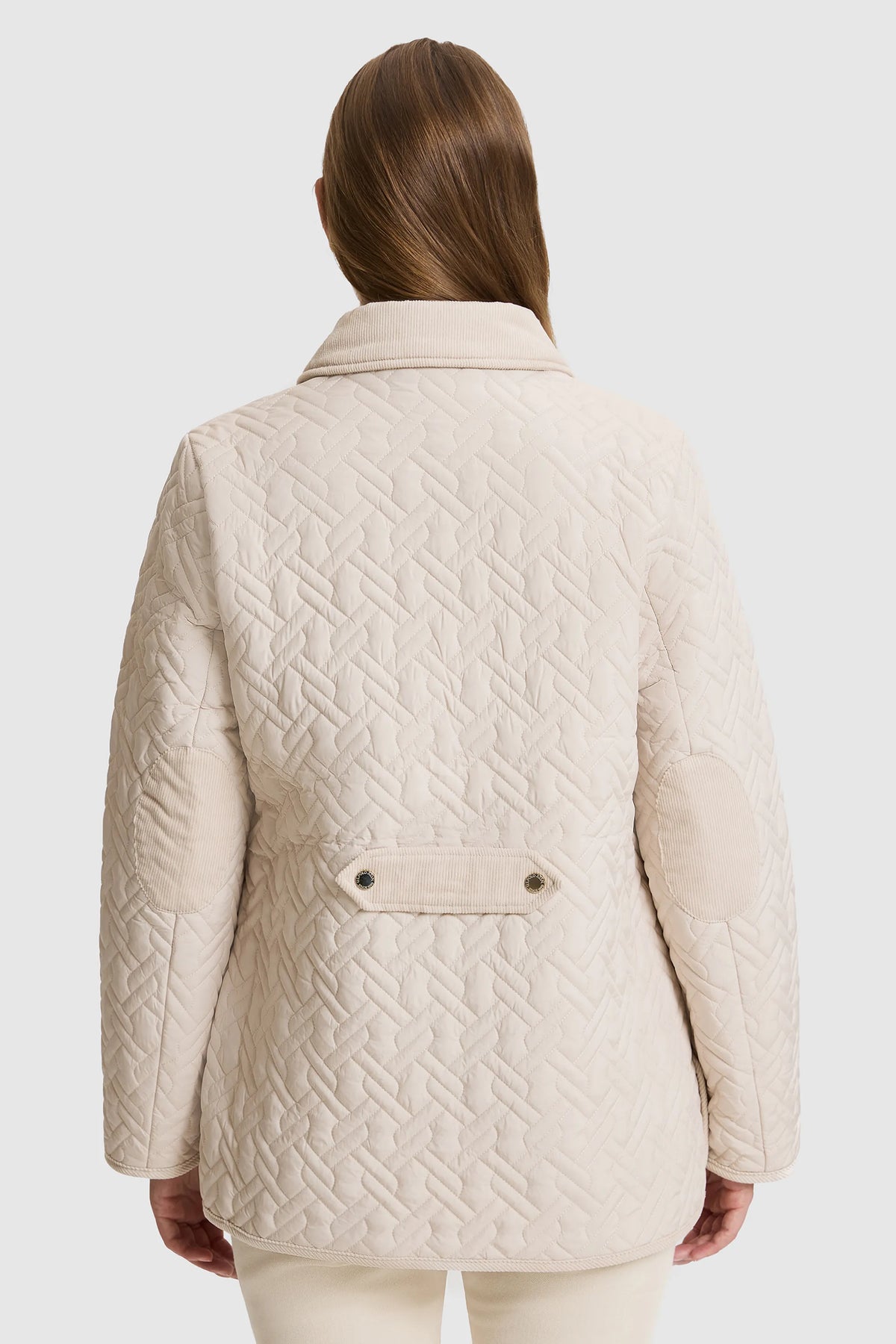 U.S. Polo Assn. Pearl Women Pearl Diamond Quilted Barn Jacket SKU: G082SZ0MS0 PU-13438_VR256 Image 05
