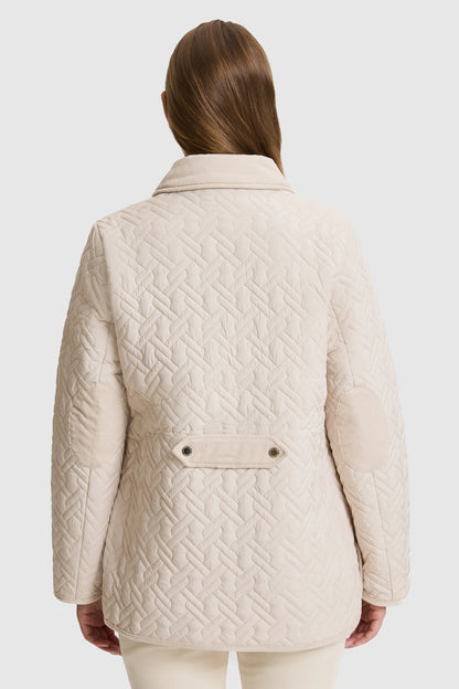 U.S. Polo Assn. Pearl Women Pearl Diamond Quilted Barn Jacket SKU: G082SZ0MS0 PU-13438_VR256 Image 05