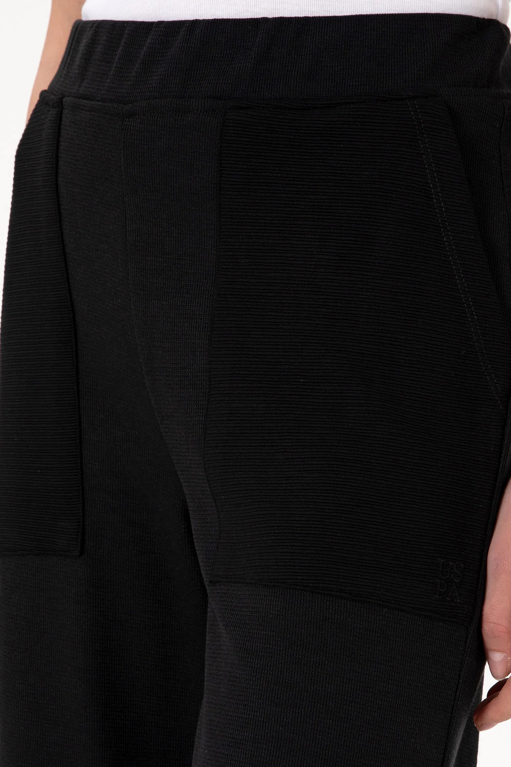 U.S. Polo Assn. Black Women Black Knitting Trouser SKU: G082SZ0OP0 2104167_VR046 Image 05