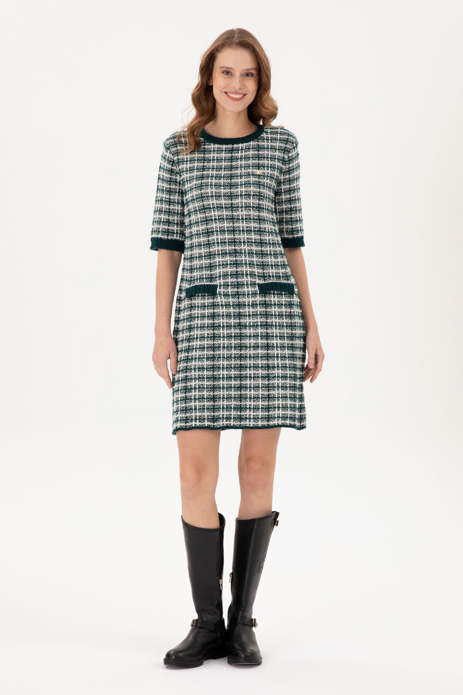 Multi-Color Patterned Short Dress_G082SZ0TE0 1954276_VR079_01
