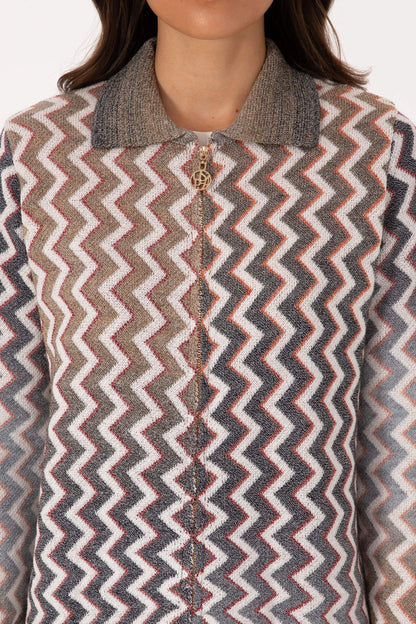 U.S. Polo Assn._Stone_Stone Jacket With Zig Zag Pattern_G082SZ0TH0 2242849_VR049_06