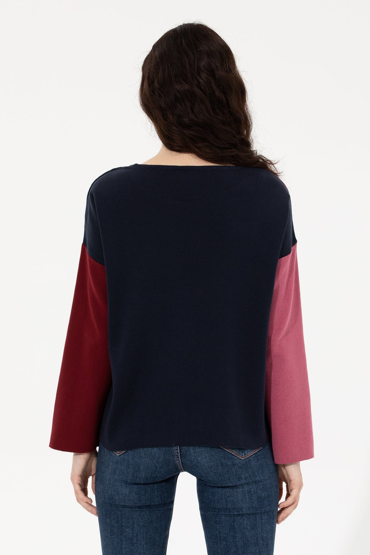 Dark Blue Knitting Jumper