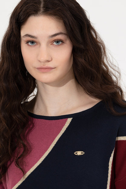 Dark Blue Knitting Jumper