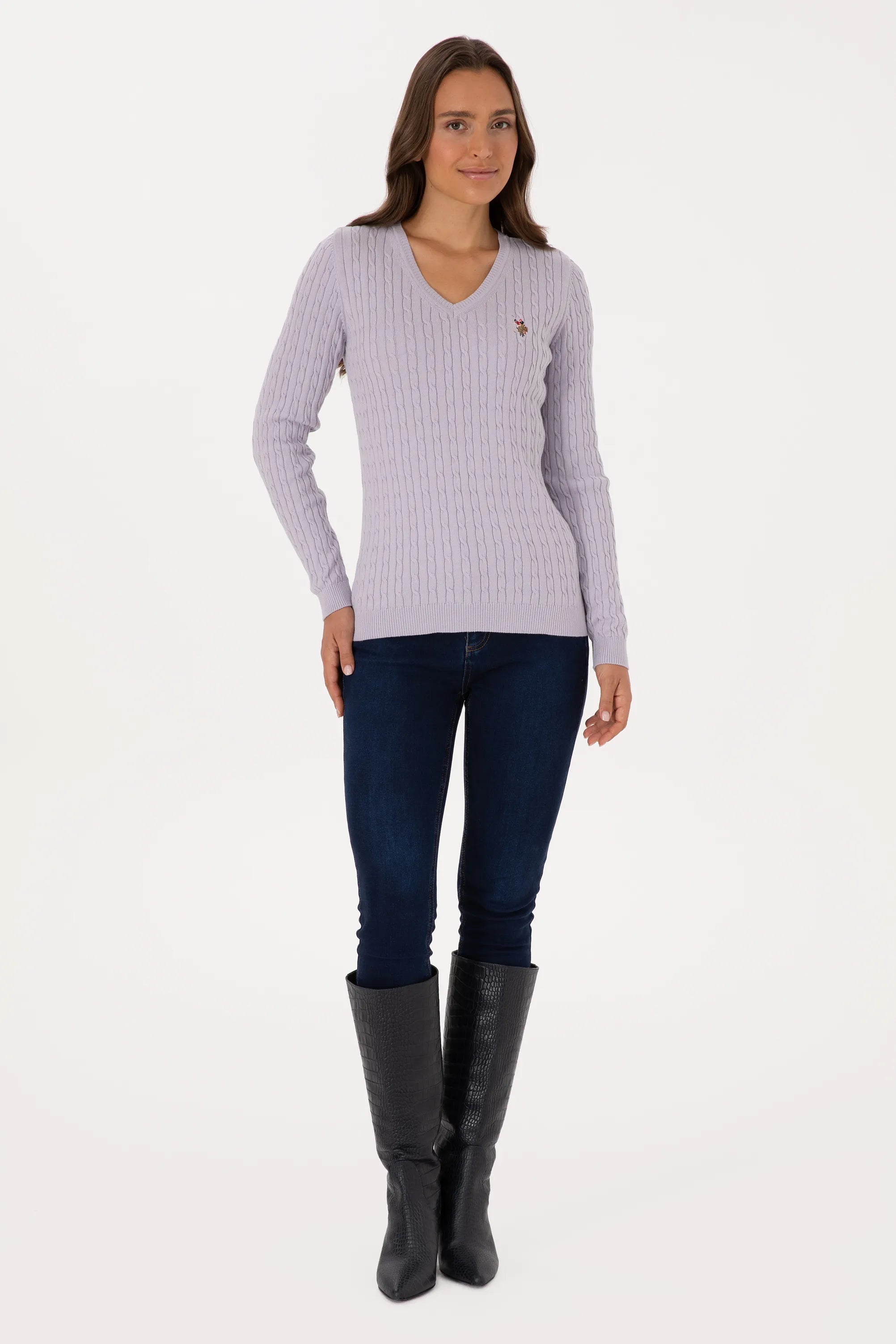 U.S. Polo Assn._Lavender_Lavender Knitted Pullover_G082SZ0TK0 2226089_VR245_04