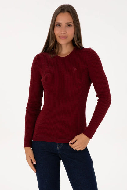 U.S. Polo Assn._Bordeaux_Bordeaux Knitting Jumper_G082SZ0TK0 2226393_VR014_01