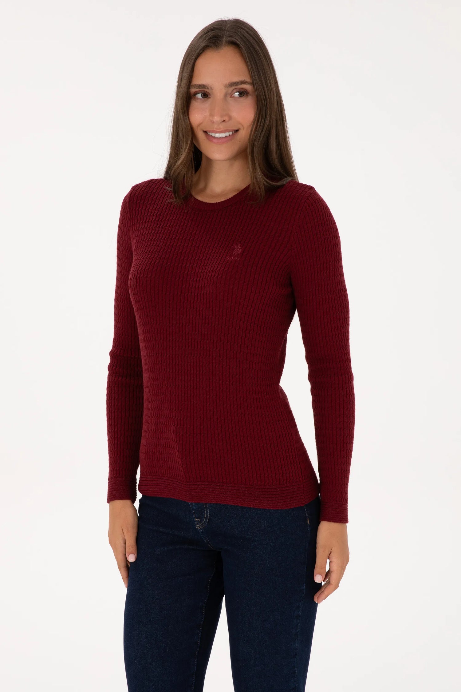 U.S. Polo Assn._Bordeaux_Bordeaux Knitting Jumper_G082SZ0TK0 2226393_VR014_03