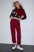 U.S. Polo Assn. Navy Women Navy Oversized Argyle Half Zip Sweater SKU: G082SZ0TK0 PU-14327_VR033 Image 01