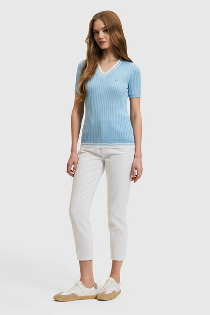 U.S. Polo Assn. Light Blue Women Light Blue Knitting Jumper SKU: G082SZ0TK0 PU-8843_VR003 Image 04