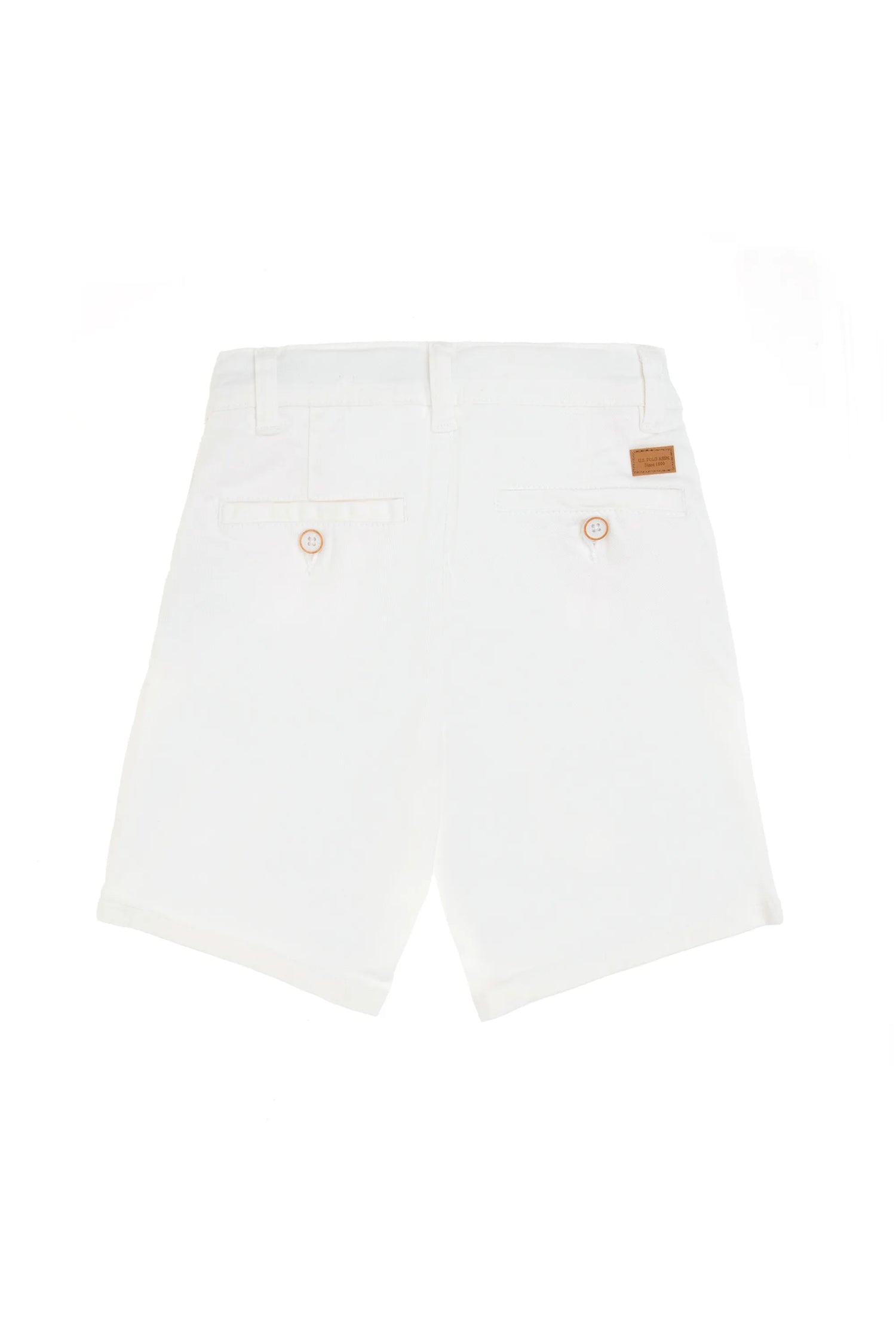 U.S. Polo Assn. White Boys White Woven Bermuda Capri SKU: G083GL0310 2108962_VR013 Image 03