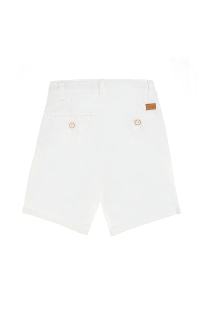 U.S. Polo Assn. White Boys White Woven Bermuda Capri SKU: G083GL0310 2108962_VR013 Image 03