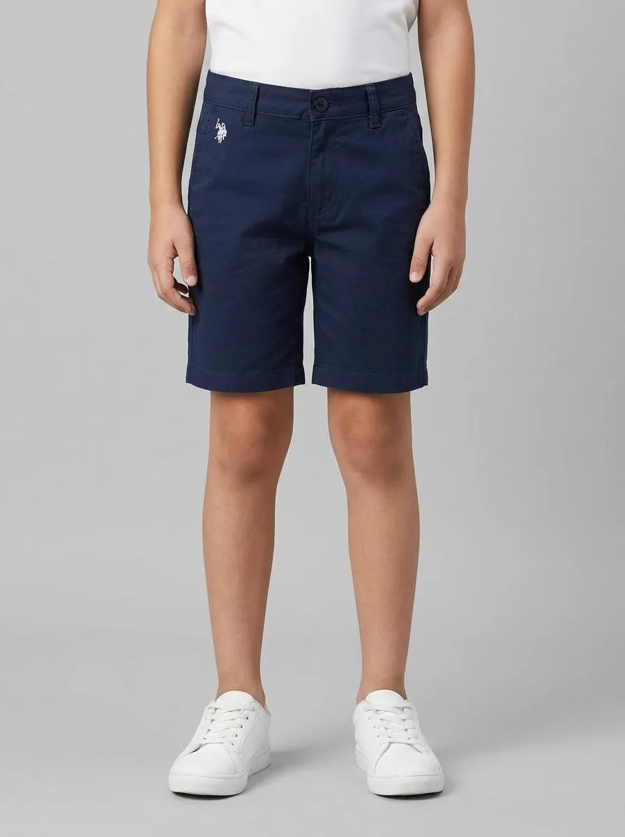 U.S. Polo Assn. Navy Boys Navy Woven Bermuda Capri SKU: G083GL0310 2108962_VR033 Image 00