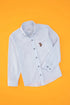 U.S. Polo Assn. Light Blue Boys Light Blue Long Sleeve Oxford Shirt SKU: G083SZ0040 2225813_VR003 Image 01