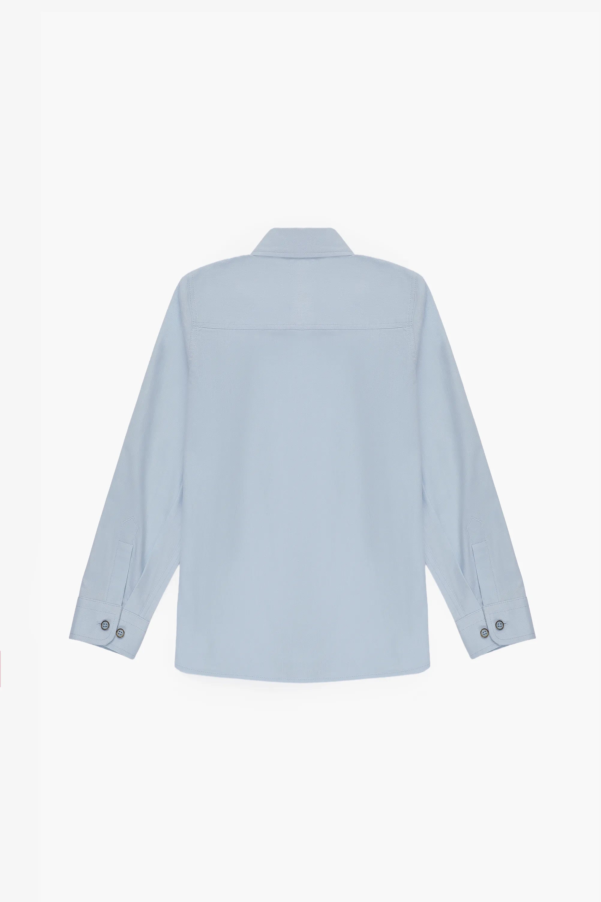 U.S. Polo Assn. Light Blue Boys Light Blue Shirt Long Sleeve SKU: G083SZ0040 PU-8792_VR003 Image 02