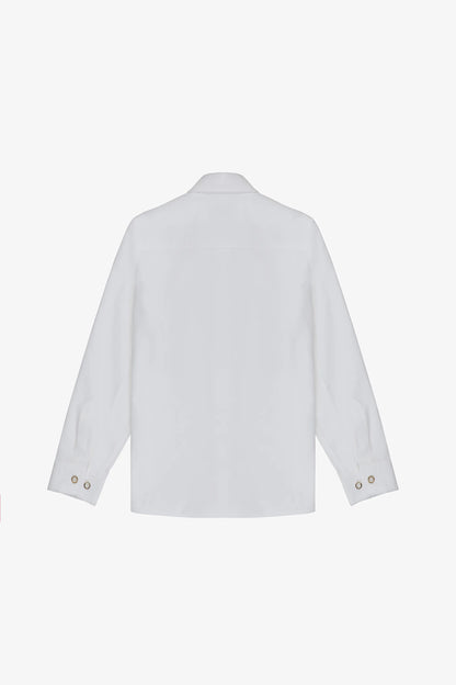 U.S. Polo Assn. White Boys White Shirt Long Sleeve SKU: G083SZ0040 PU-8792_VR013 Image 03