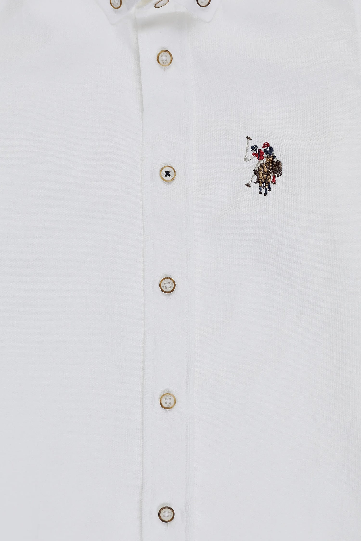 U.S. Polo Assn. White Boys White Shirt Long Sleeve SKU: G083SZ0040 PU-8792_VR013 Image 04