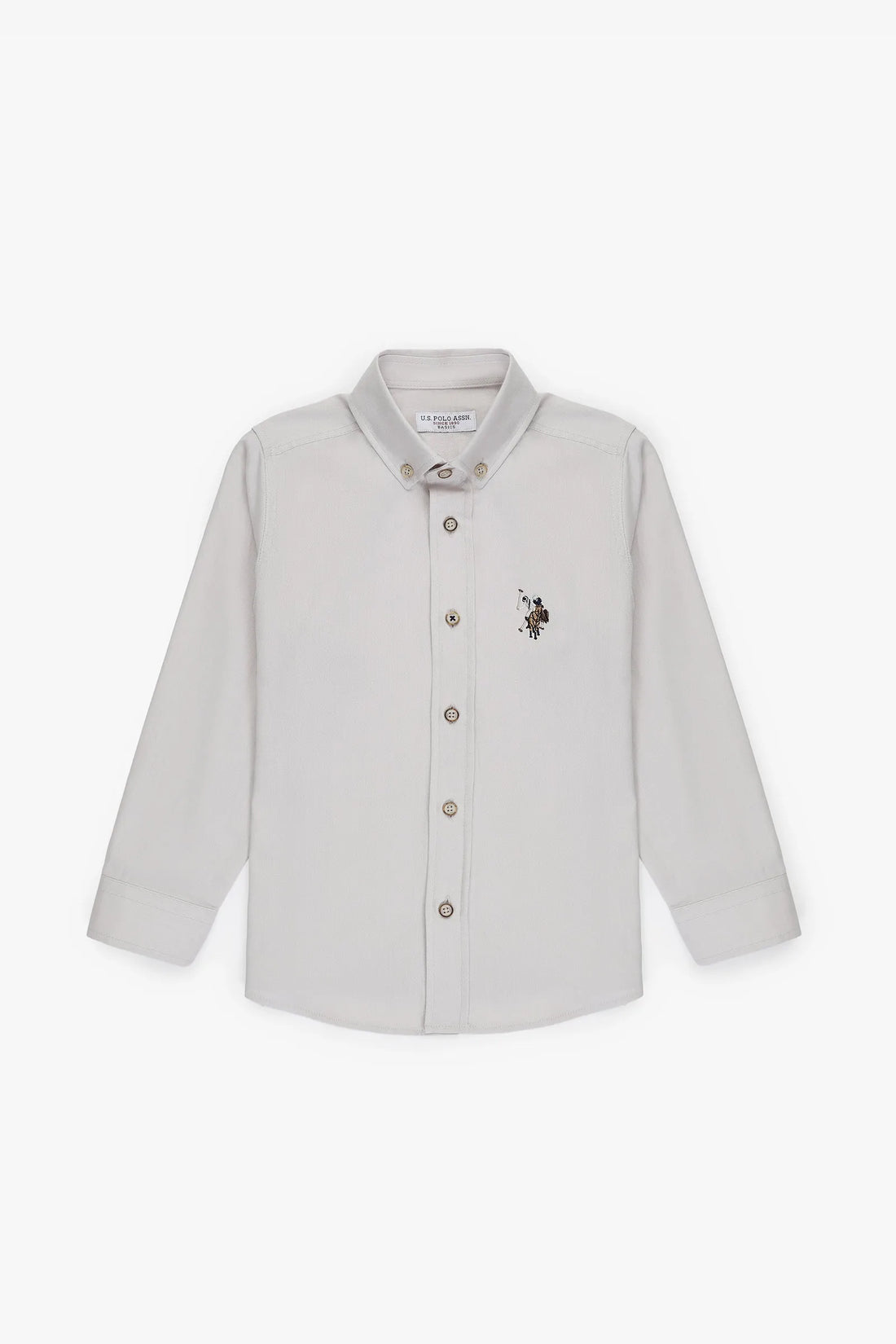U.S. Polo Assn. Stone Boys Stone Shirt Long Sleeve SKU: G083SZ0040 PU-8792_VR049 Image 01