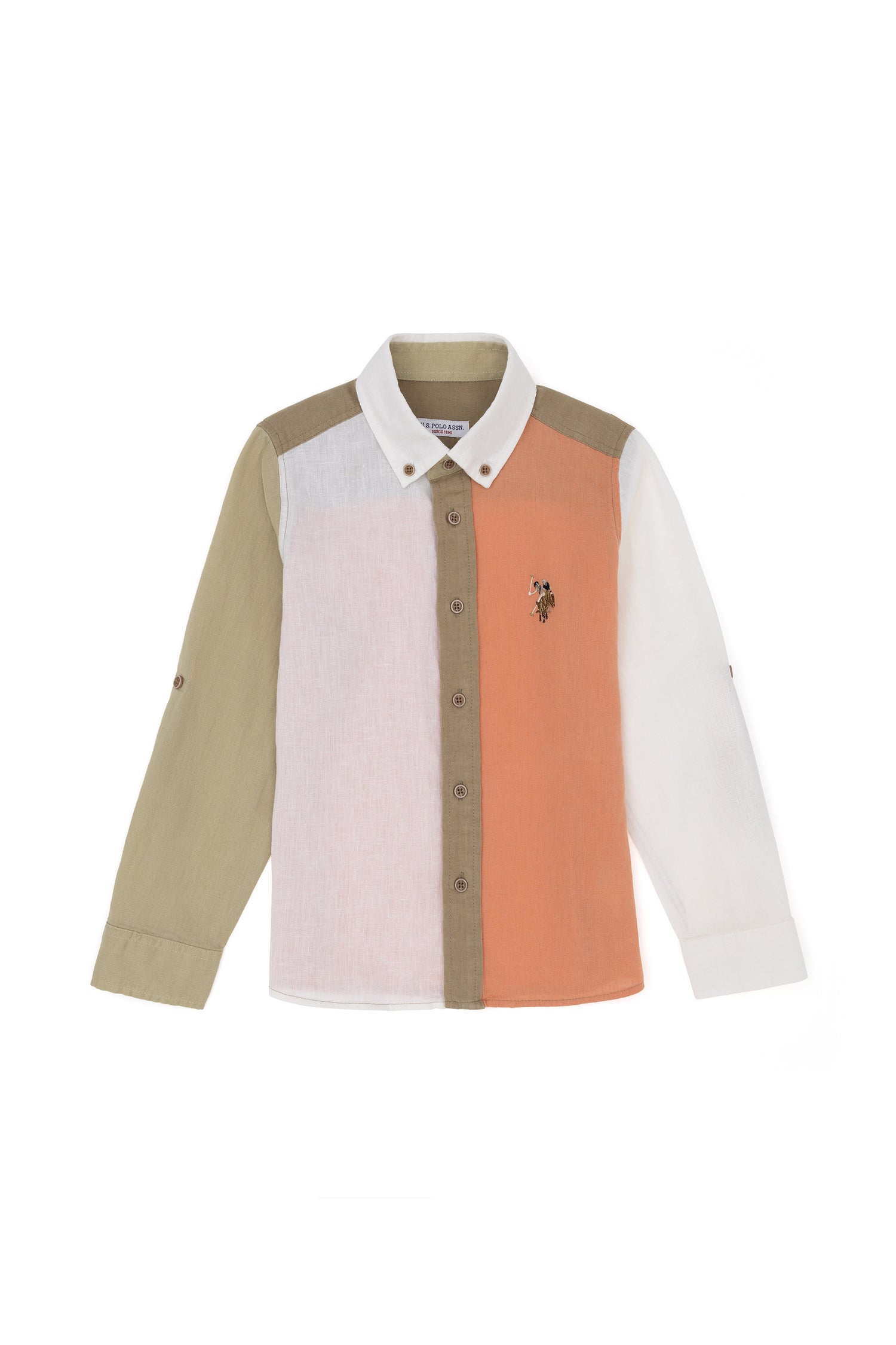 Multi-Color Button Down Shirt_G083SZ0040 1839748_VR047_05