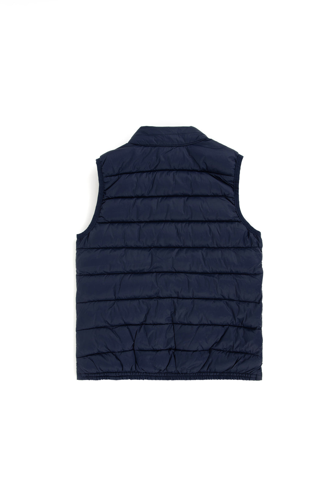 Navy Blue Woven Vest_G083SZ0100 1952567_VR033_02