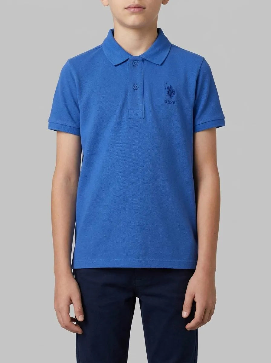U.S. Polo Assn. Indigo Boys Indigo Polo Shirt SKU: G083SZ0110 2084894_VR028 Image 00
