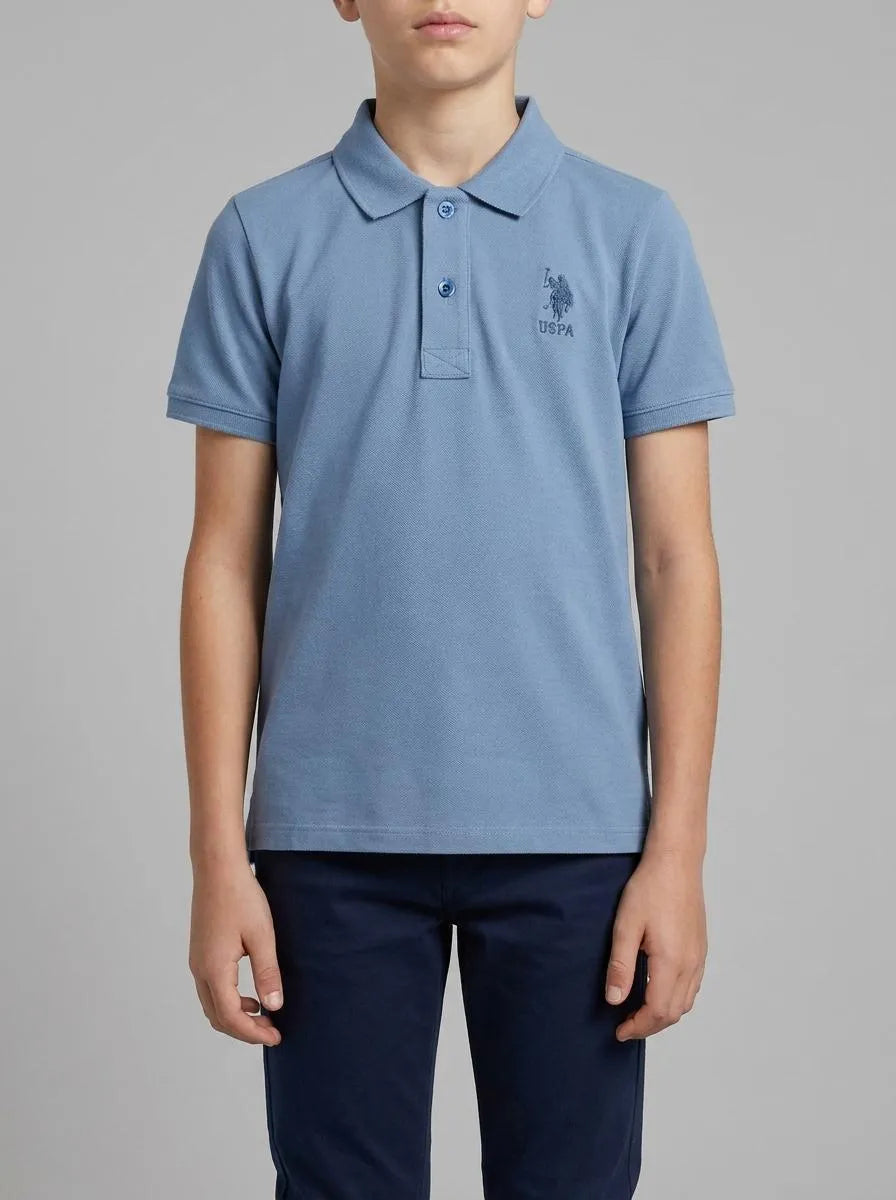 U.S. Polo Assn. Blue Boys Blue Polo Shirt SKU: G083SZ0110 2084894_VR036 Image 00