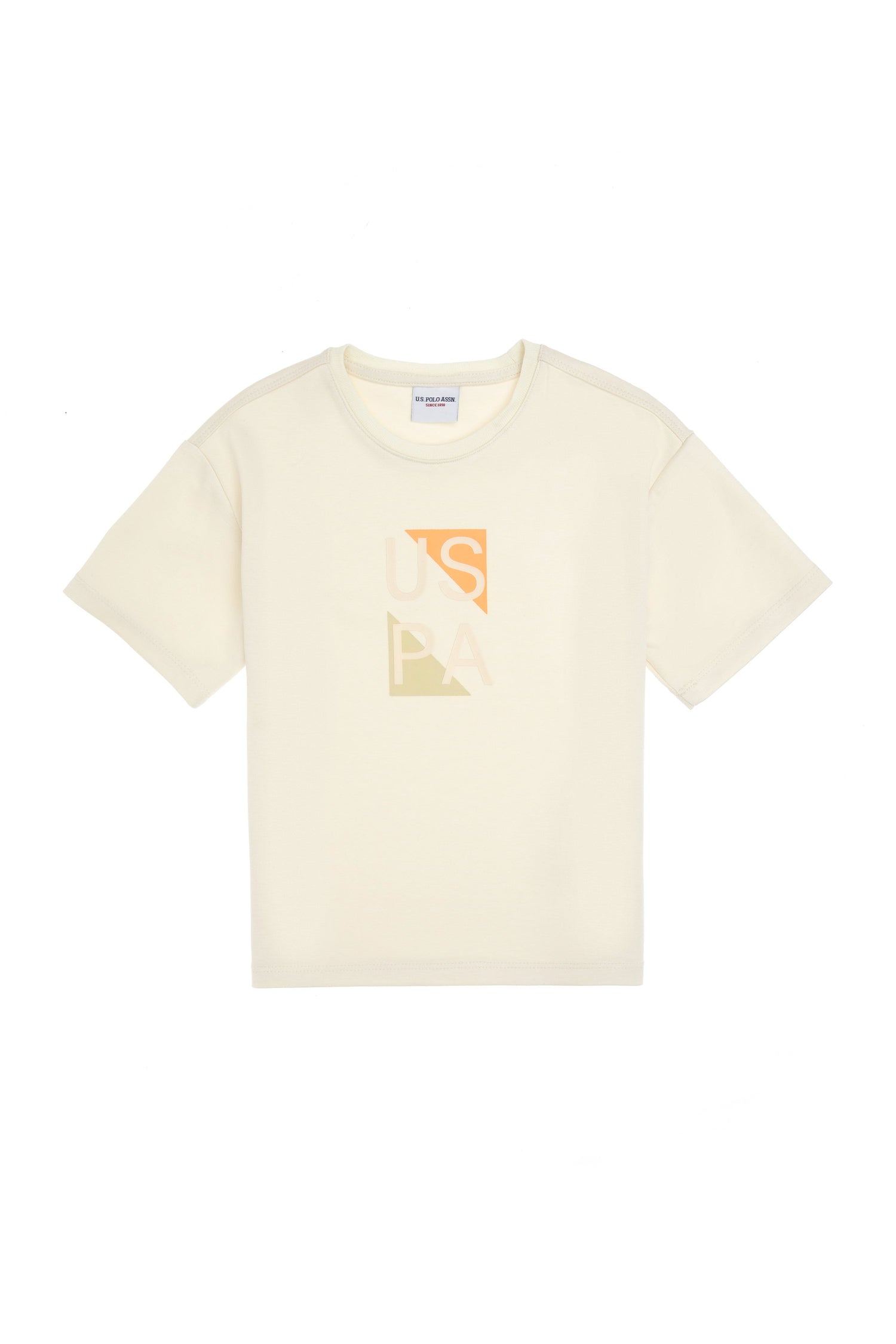 U.S. Polo Assn._Cream T-Shirt_G083SZ0110 2104822_VR071_02