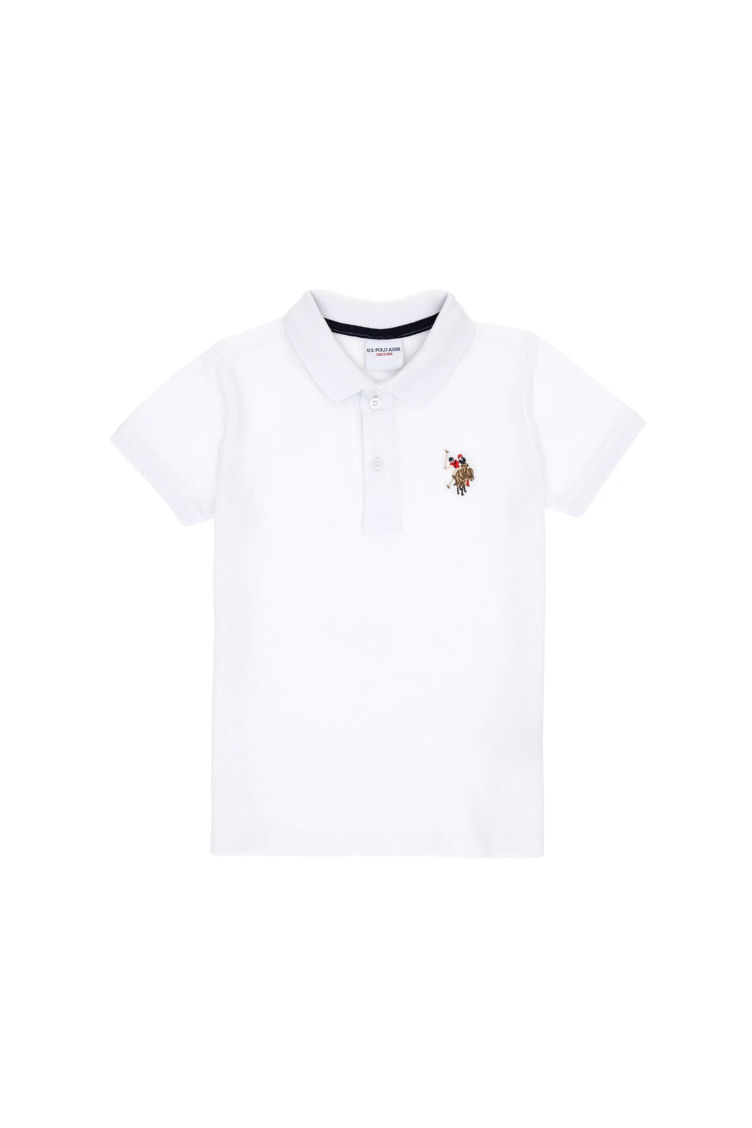 U.S. Polo Assn. White Boys White Polo Shirt SKU: G083SZ0110 2188971_VR013 Image 05