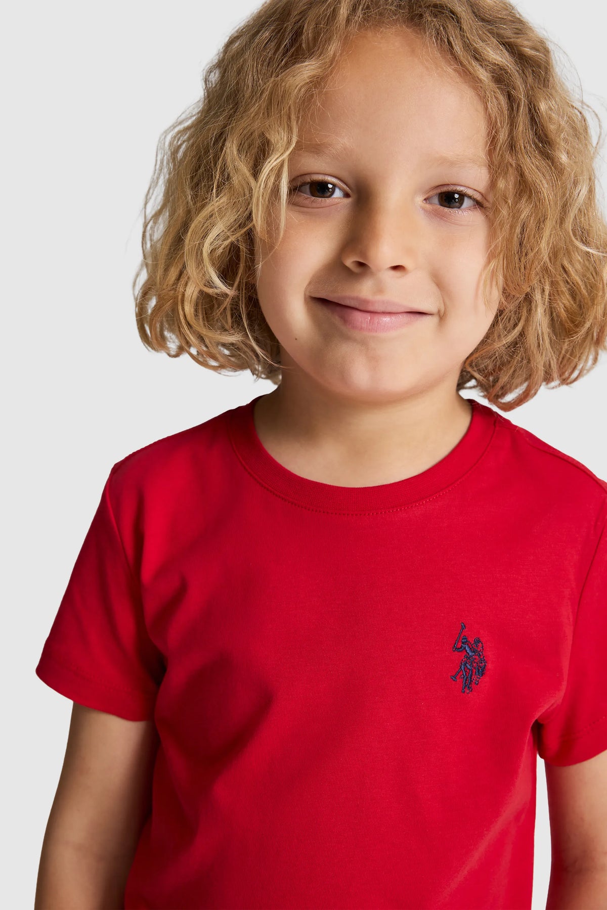 U.S. Polo Assn. Basic Red Boys Red Short Sleeve T-Shirt SKU: G083SZ0110 PU-8661_VR171 Image 02