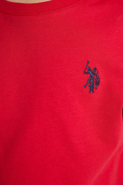 U.S. Polo Assn. Basic Red Boys Red Short Sleeve T-Shirt SKU: G083SZ0110 PU-8661_VR171 Image 06
