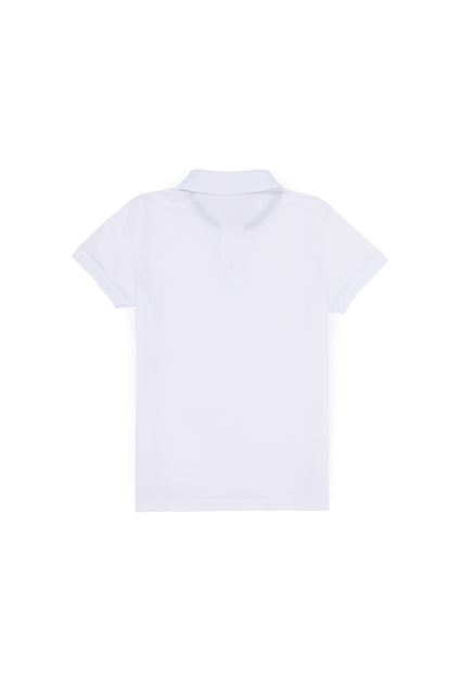 White Short Sleeve Polo Shirt_G083SZ0110 1570859_VR013_03