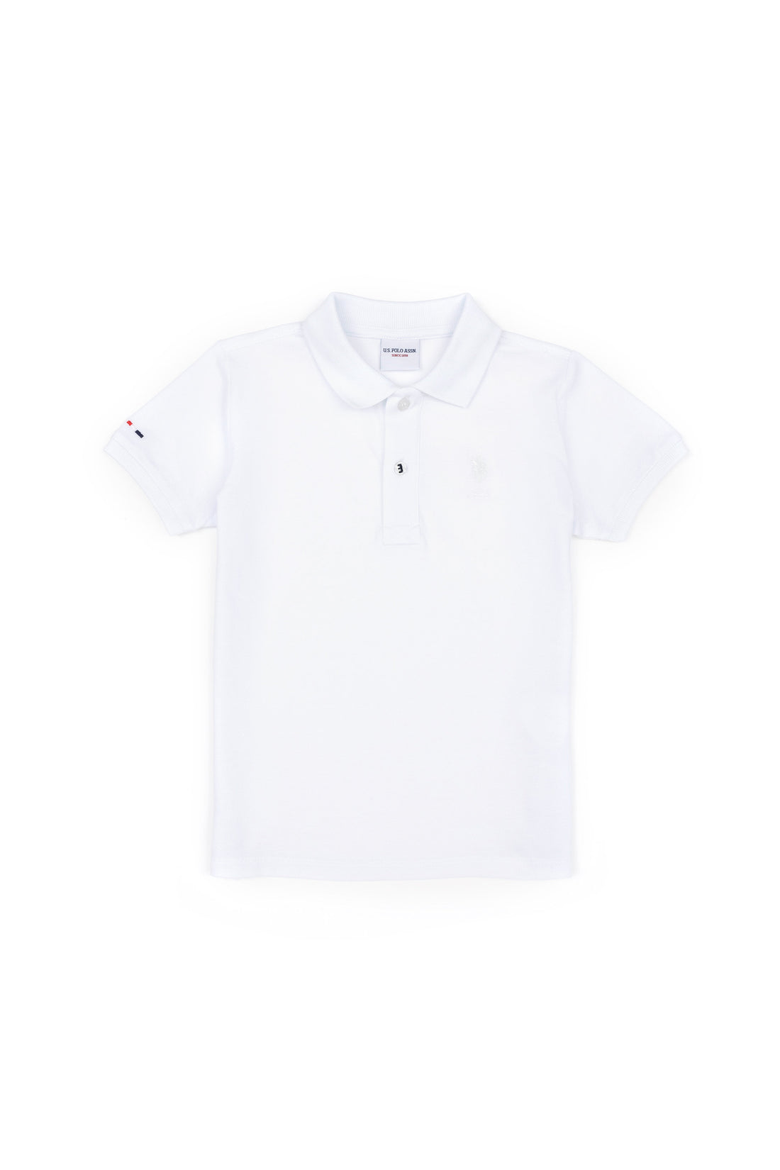 Plain Short Sleeve Polo Shirt_G083SZ0110 1792431_VR013_02