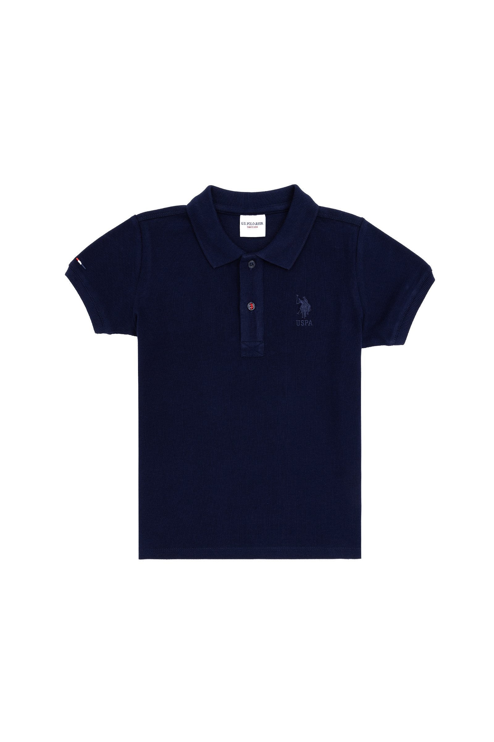 Plain Short Sleeve Polo Shirt_G083SZ0110 1792431_VR033_01