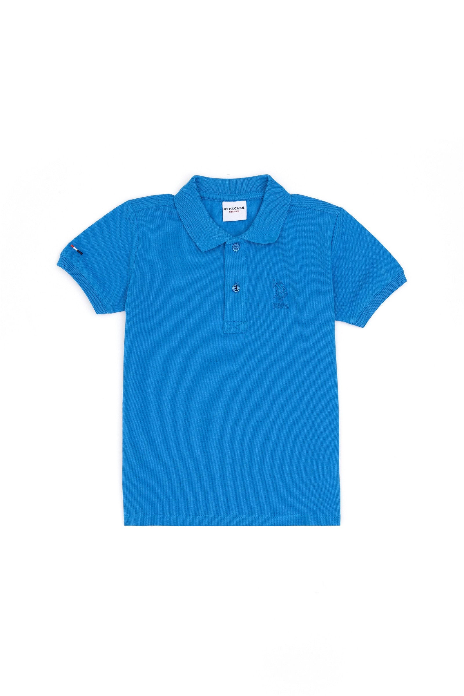 Blue Polo Shirt_G083SZ0110 1792431_VR045_01