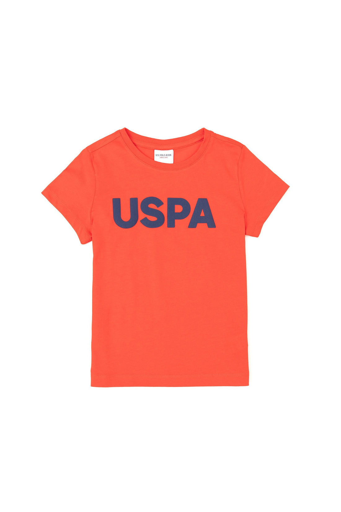 Round Neck T-Shirt With Uspa Logo_G083SZ0110 1795027_VR030_01
