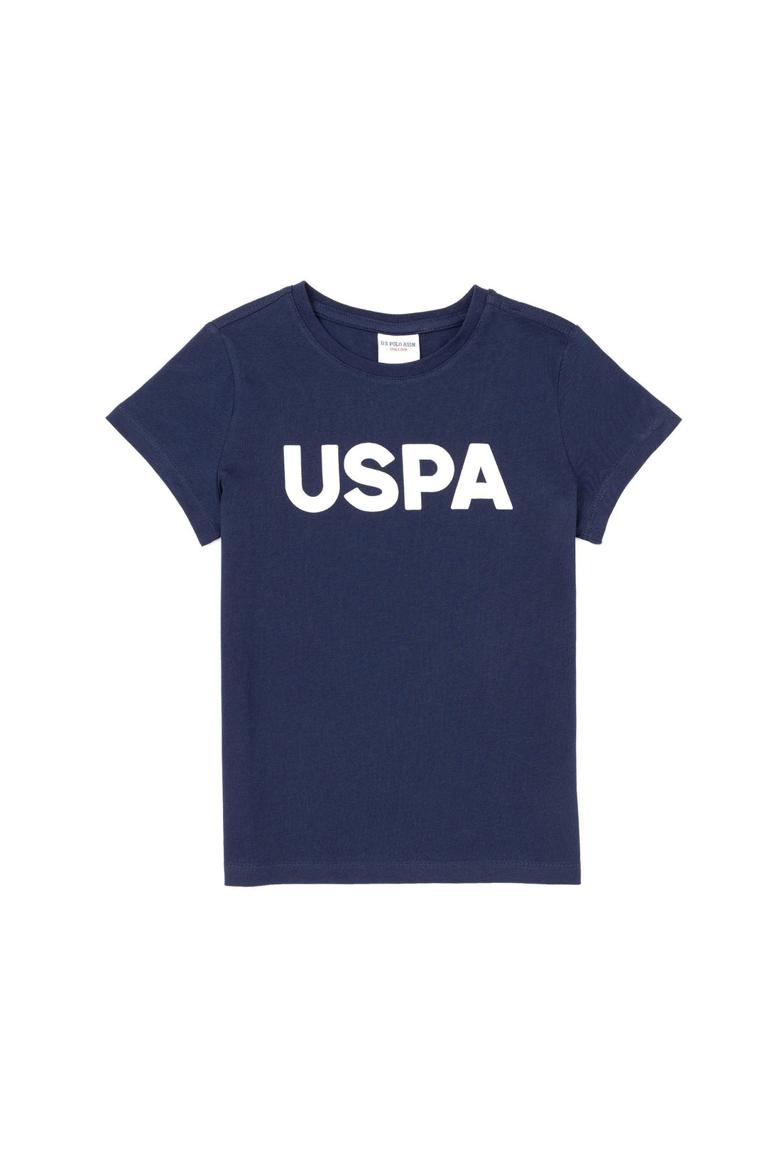 Round Neck T-Shirt With Uspa Logo_G083SZ0110 1795027_VR033_01