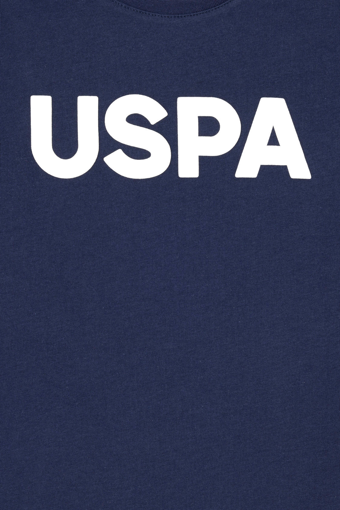 Round Neck T-Shirt With Uspa Logo_G083SZ0110 1795027_VR033_03