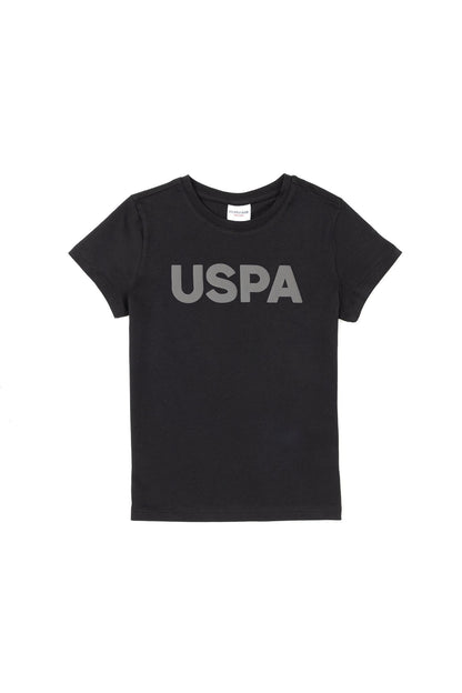 Black T-Shirt With USPA Logo_G083SZ0110 1795027_VR046_01