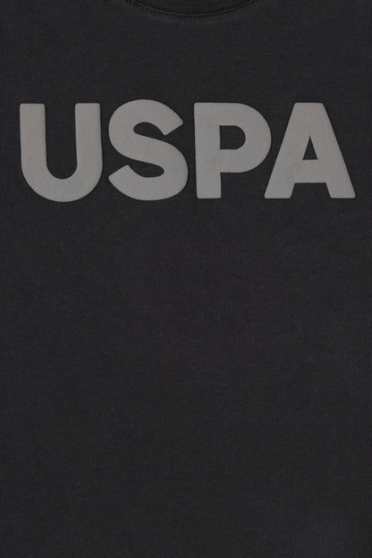 Black T-Shirt With USPA Logo_G083SZ0110 1795027_VR046_03