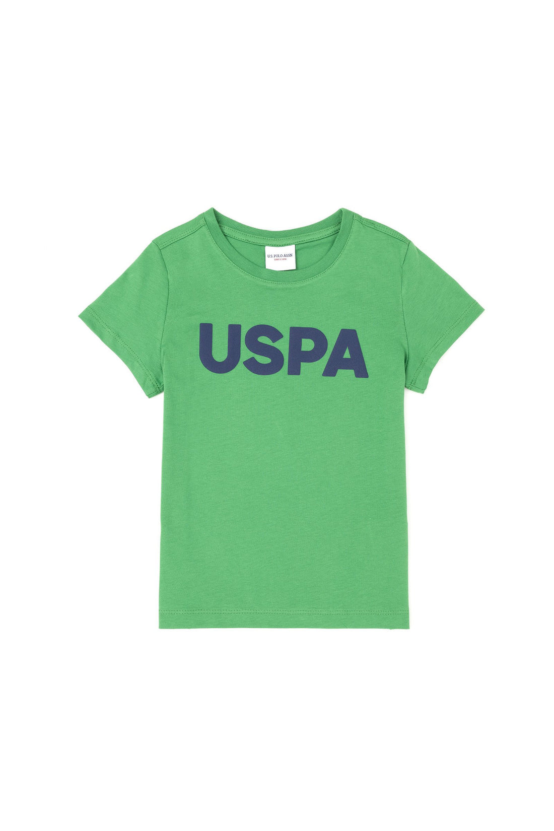 Round Neck T-Shirt With Uspa Logo_G083SZ0110 1795027_VR054_01