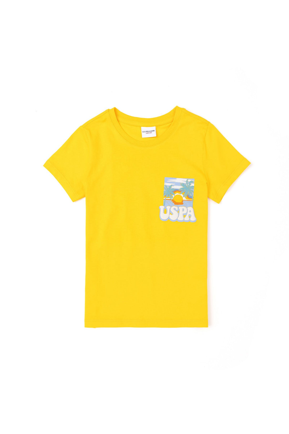 Yellow Graphic T-Shirt_G083SZ0110 1825571_VR043_01