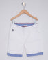 White Woven Bermuda Capri U.S. Polo Assn.