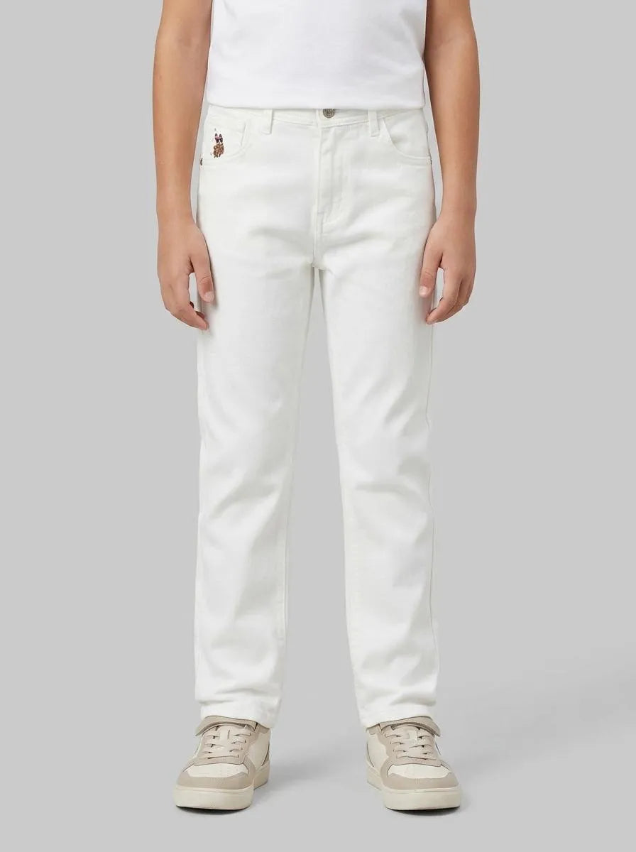 U.S. Polo Assn. White Boys White Chinos SKU: G083SZ0780 2109059_VR013 Image 00