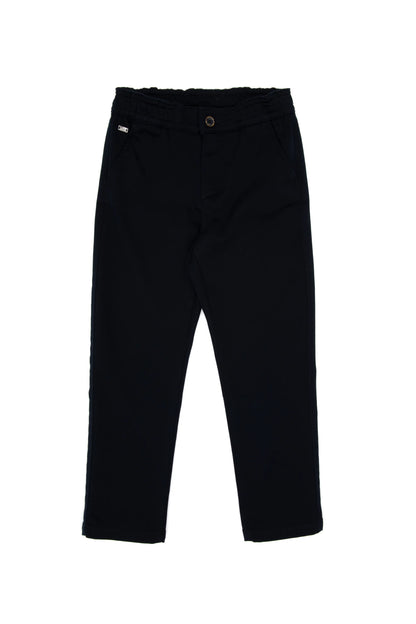 U.S. Polo Assn. Navy Boys Navy Slim Fit Twill Chino Trousers SKU: G083SZ0780 2262040_VR033 Image 02