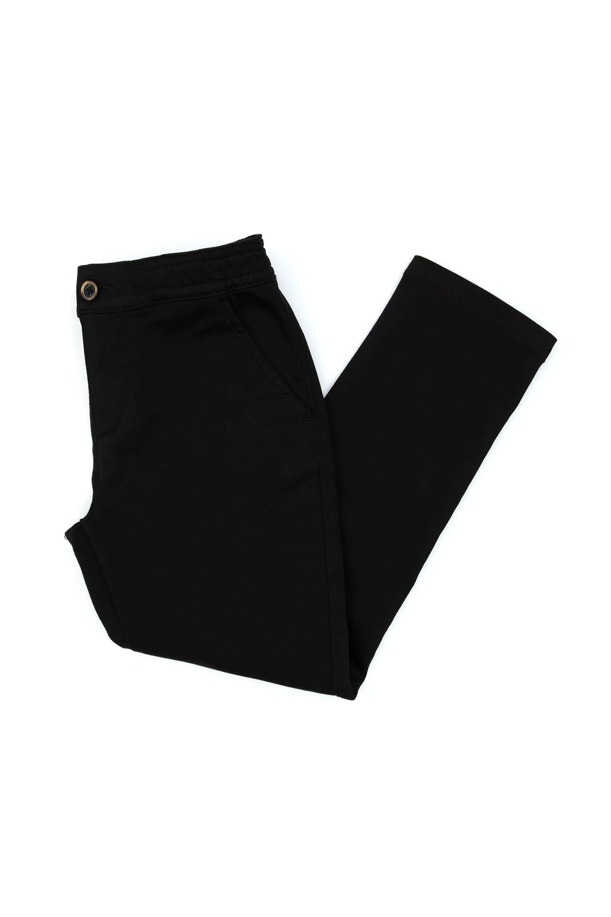 U.S. Polo Assn. Black Boys Black Slim Fit Twill Chino Trousers SKU: G083SZ0780 2262040_VR046 Image 01